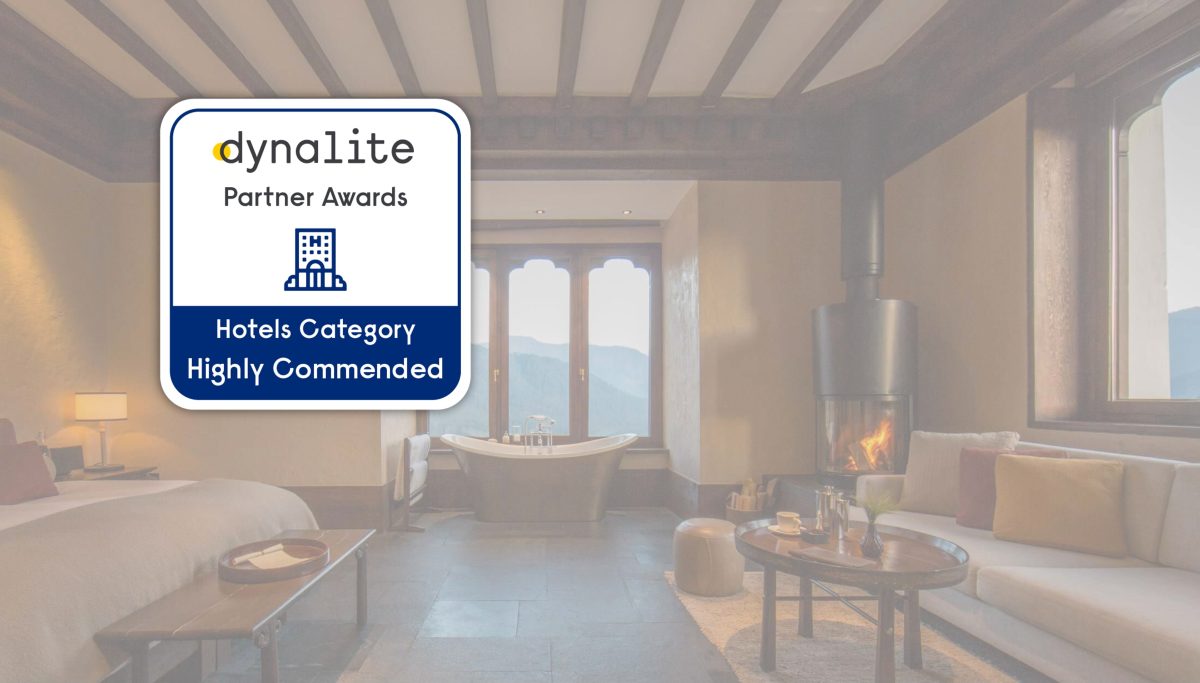 Gangtey Lodge Recognised — Dynalite Partner Awards!